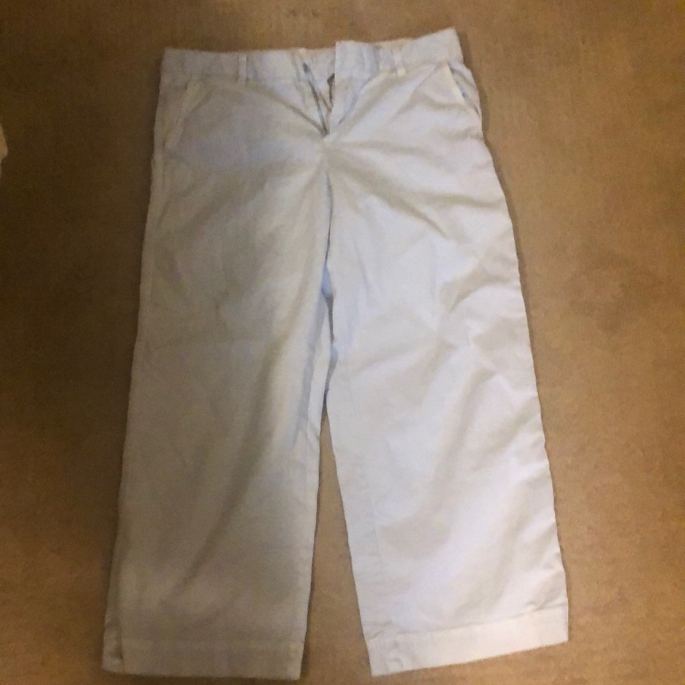 Gap cropped wide leg chino